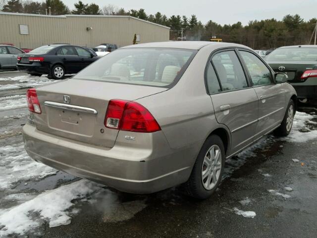 2HGES26743H606905 - 2003 HONDA CIVIC EX Մոխրագույն լուսանկար 4