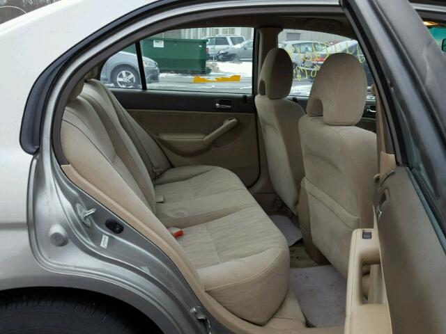 2HGES26743H606905 - 2003 HONDA CIVIC EX Մոխրագույն լուսանկար 6