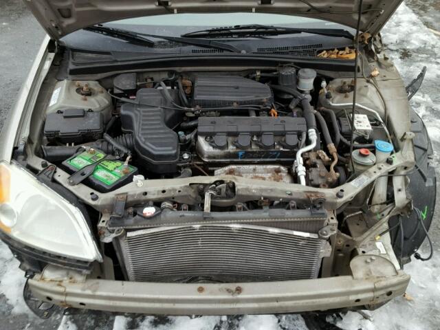 2HGES26743H606905 - 2003 HONDA CIVIC EX Մոխրագույն լուսանկար 7