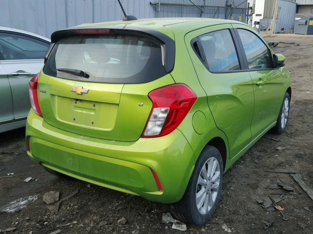 KL8CD6SA0GC606250 - 2016 CHEVROLET SPARK 1LT GREEN photo 4
