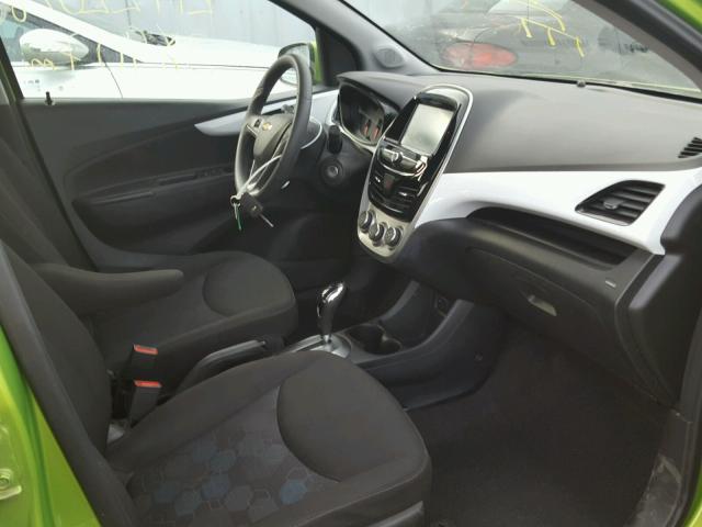 KL8CD6SA0GC606250 - 2016 CHEVROLET SPARK 1LT GREEN photo 5