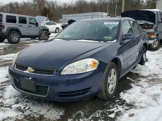 2G1WF5EK9B1131752 - 2011 CHEVROLET IMPALA LS BLUE photo 2