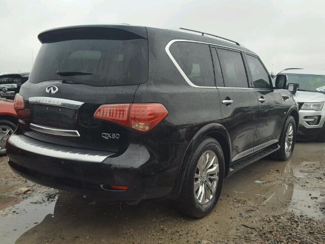 JN8AZ2ND6G9801138 - 2016 INFINITI QX80 BLACK photo 4