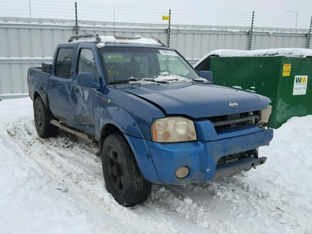 1N6MD27Y31C360261 - 2001 NISSAN FRONTIER C BLUE photo 1