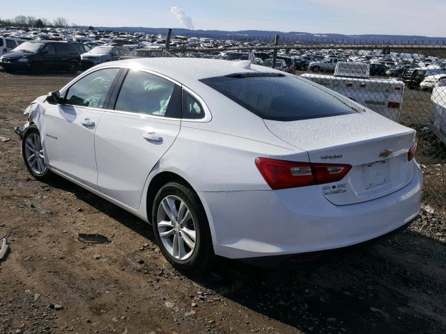 1G1ZE5ST5HF223746 - 2017 CHEVROLET MALIBU LT WHITE photo 3