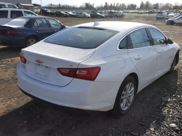 1G1ZE5ST5HF223746 - 2017 CHEVROLET MALIBU LT WHITE photo 4