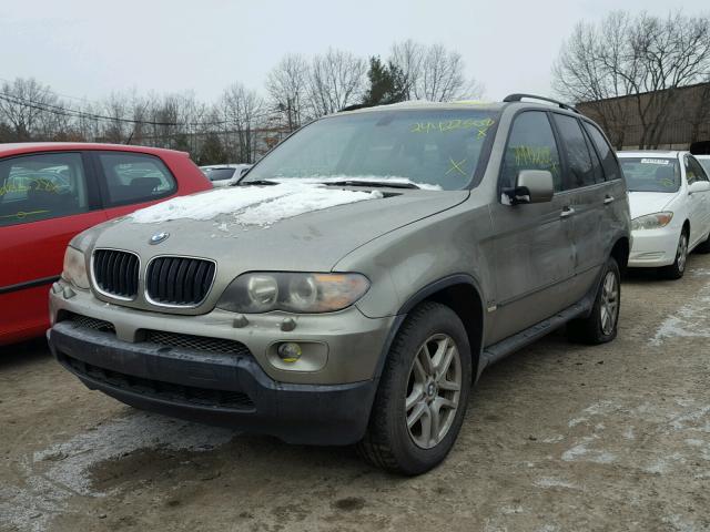 5UXFA13594LU35820 - 2004 BMW X5 3.0I BEIGE photo 2