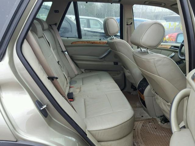 5UXFA13594LU35820 - 2004 BMW X5 3.0I BEIGE photo 6