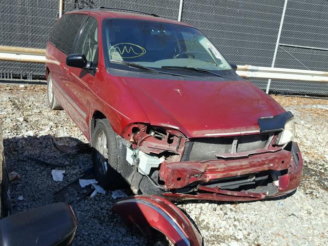 2FMZA524X2BA80759 - 2002 FORD WINDSTAR S RED photo 1