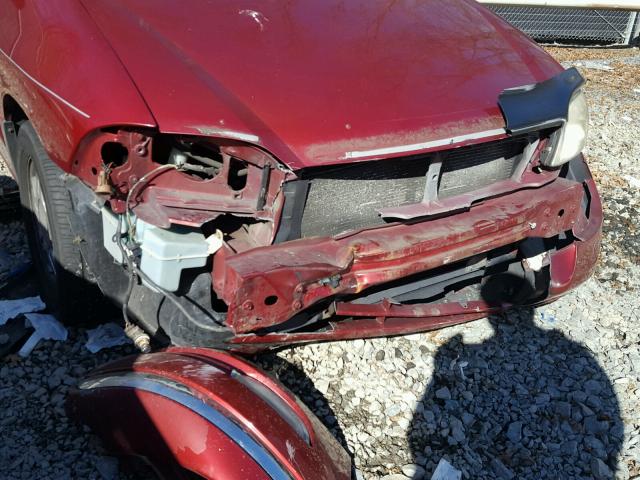 2FMZA524X2BA80759 - 2002 FORD WINDSTAR S RED photo 9