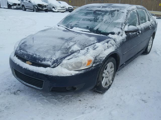 2G1WB5EK9B1288371 - 2011 CHEVROLET IMPALA LT BLUE photo 2