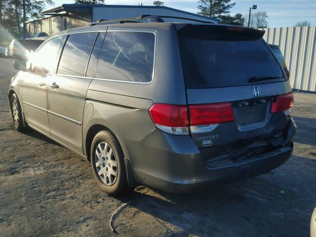 5FNRL38218B047072 - 2008 HONDA ODYSSEY LX GRAY photo 3