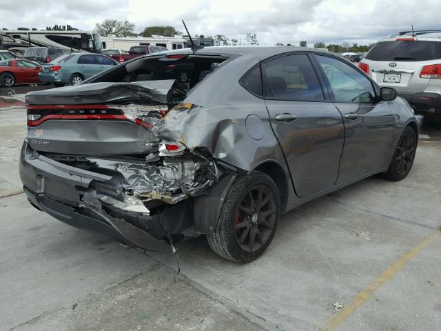 1C3CDFBA4DD337249 - 2013 DODGE DART SXT GRAY photo 4