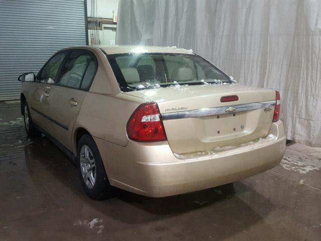 1G1ZS52F05F232420 - 2005 CHEVROLET MALIBU GOLD photo 3