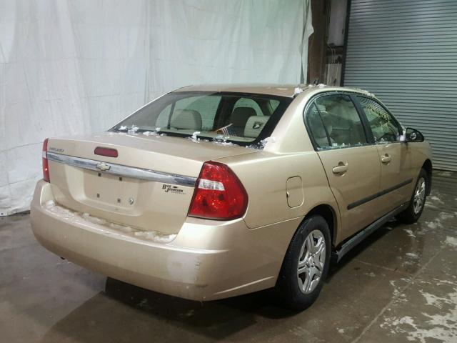 1G1ZS52F05F232420 - 2005 CHEVROLET MALIBU GOLD photo 4