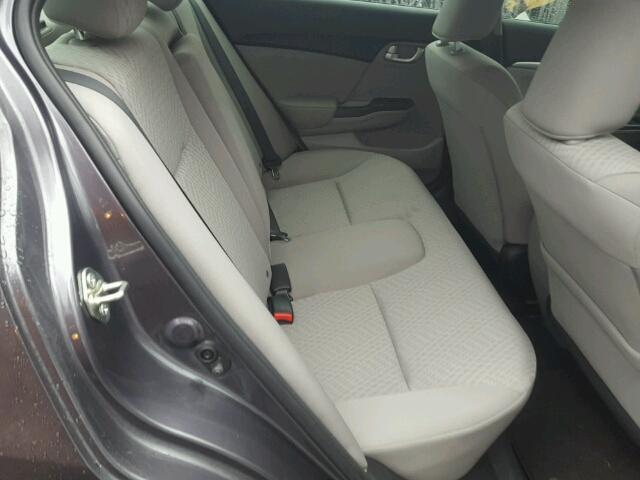 19XFB2F87FE098439 - 2015 HONDA CIVIC EX ნაცრისფერი ფოტო 6