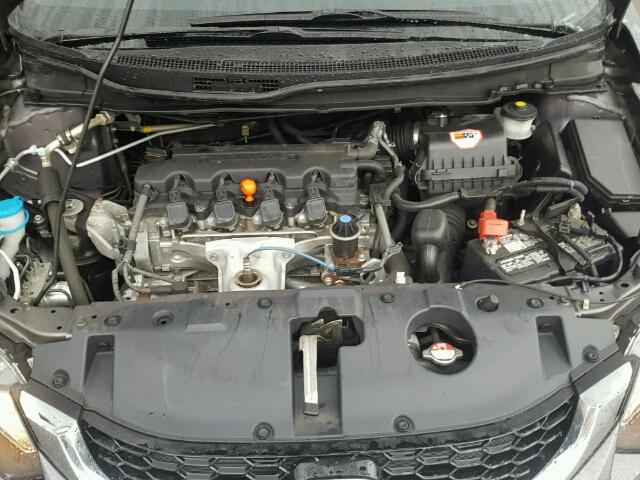 19XFB2F87FE098439 - 2015 HONDA CIVIC EX ნაცრისფერი ფოტო 7