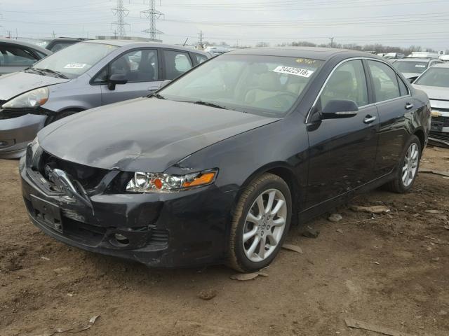 JH4CL96856C039694 - 2006 ACURA TSX BLACK photo 2