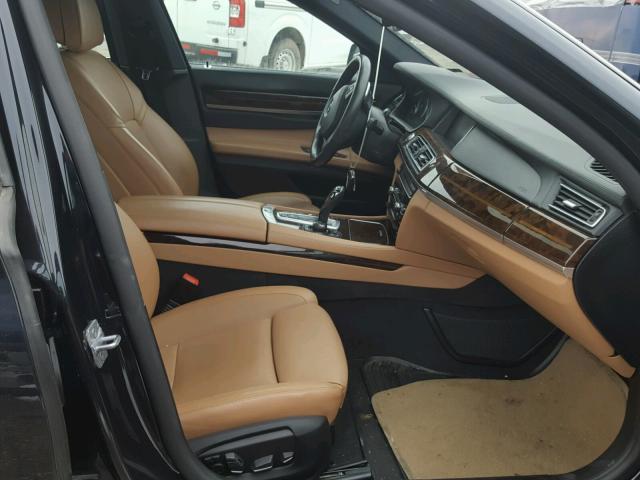 WBAYF8C53DD140403 - 2013 BMW 750LI XDRI BLACK photo 5