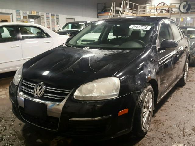 3VWPF71K16M847070 - 2006 VOLKSWAGEN JETTA VALU BLACK photo 2