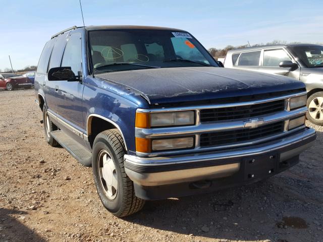 1GNEK13R1VJ370723 - 1997 CHEVROLET TAHOE K150 BLUE photo 1