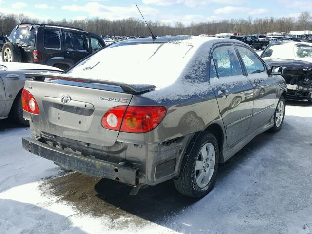 2T1BR38EX4C236599 - 2004 TOYOTA COROLLA CE GRAY photo 4