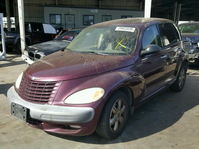 3C8FY68B32T321286 - 2002 CHRYSLER PT CRUISER PURPLE photo 2