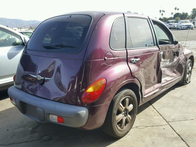 3C8FY68B32T321286 - 2002 CHRYSLER PT CRUISER PURPLE photo 4