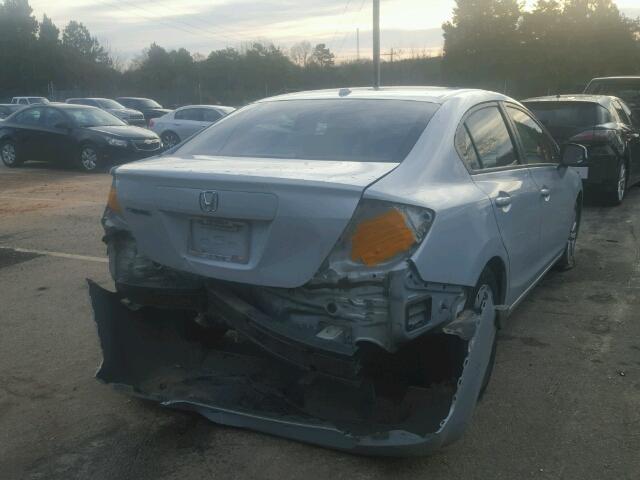 2HGFB2F80CH520102 - 2012 HONDA CIVIC EX Mavi foto 4