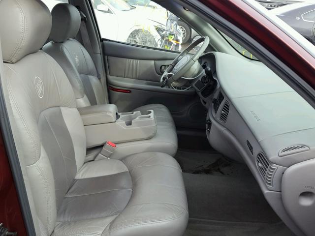 2G4WS52J121183290 - 2002 BUICK CENTURY CU MAROON photo 5