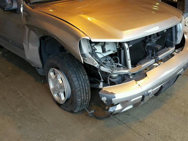 1GNDT13S732413626 - 2003 CHEVROLET TRAILBLAZE GOLD photo 9