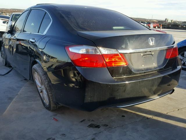 1HGCR2F7XEA276269 - 2014 HONDA ACCORD EX BLACK photo 3