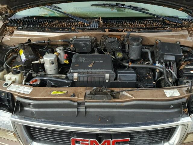 1GDDM19W7WB532972 - 1998 GMC SAFARI XT GOLD photo 7