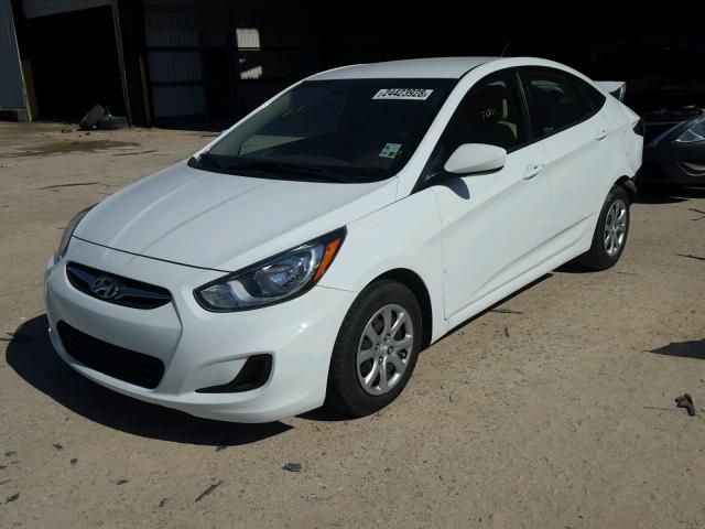 KMHCT4AE8EU679453 - 2014 HYUNDAI ACCENT GLS WHITE photo 2