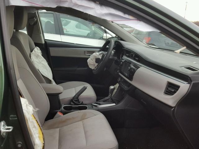 2T1BPRHE0EC042691 - 2014 TOYOTA COROLLA EC 绿色 照片 5