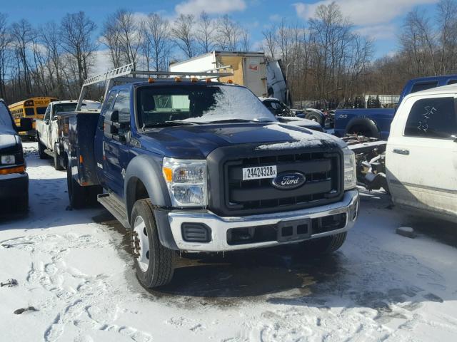 1FD0X4HT3CEB37843 - 2012 FORD F450 SUPER BLUE photo 1