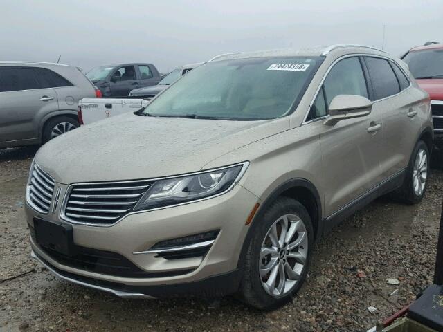 5LMCJ1A94FUJ46487 - 2015 LINCOLN MKC GOLD photo 2