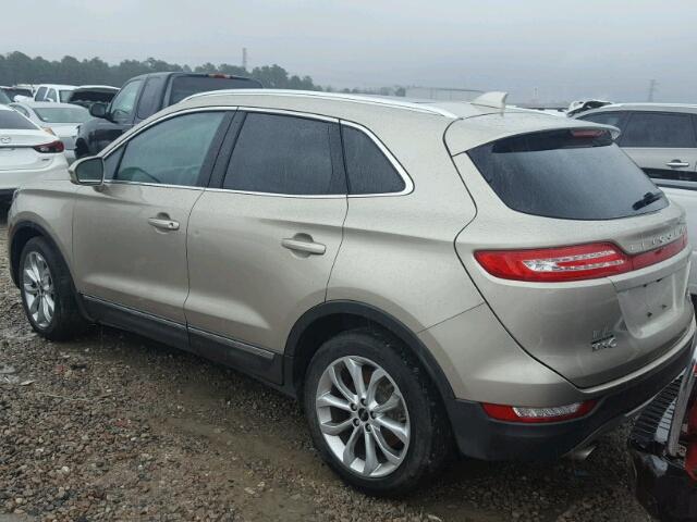 5LMCJ1A94FUJ46487 - 2015 LINCOLN MKC GOLD photo 3