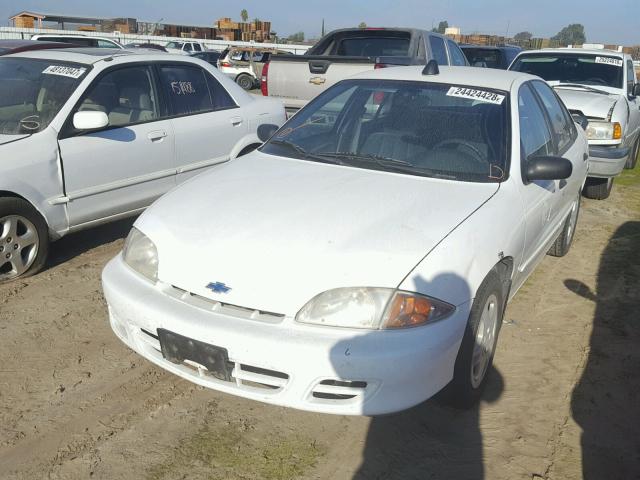 1G1JF524117101968 - 2001 CHEVROLET CAVALIER L WHITE photo 2