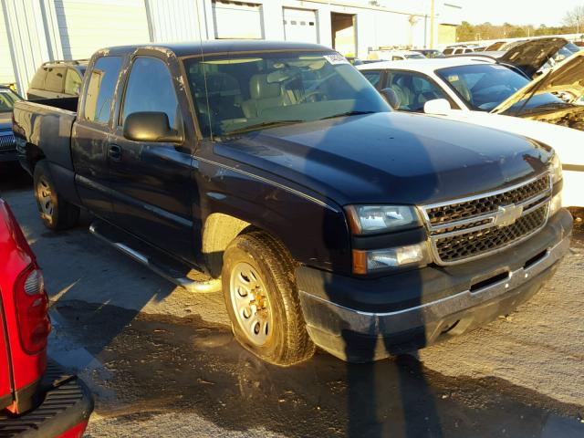 1GCEC19X67Z119082 - 2007 CHEVROLET SILVERADO BLACK photo 1