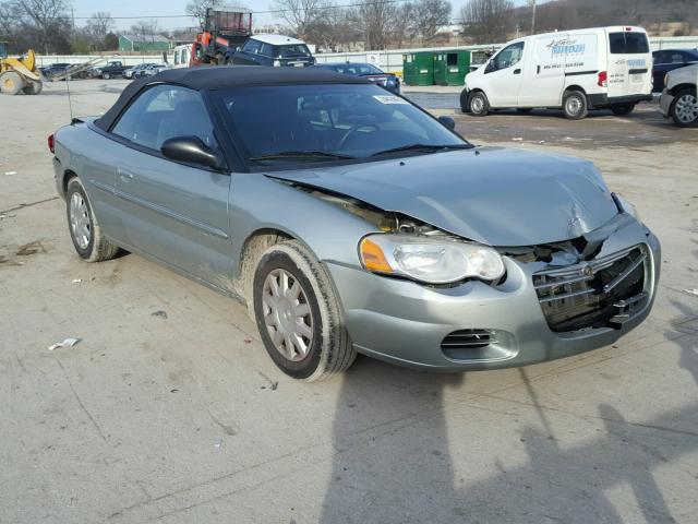 1C3EL45X56N130978 - 2006 CHRYSLER SEBRING SILVER photo 1