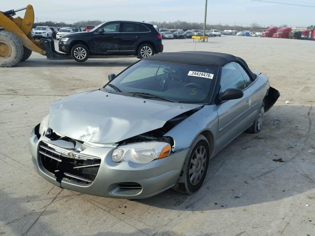 1C3EL45X56N130978 - 2006 CHRYSLER SEBRING SILVER photo 2