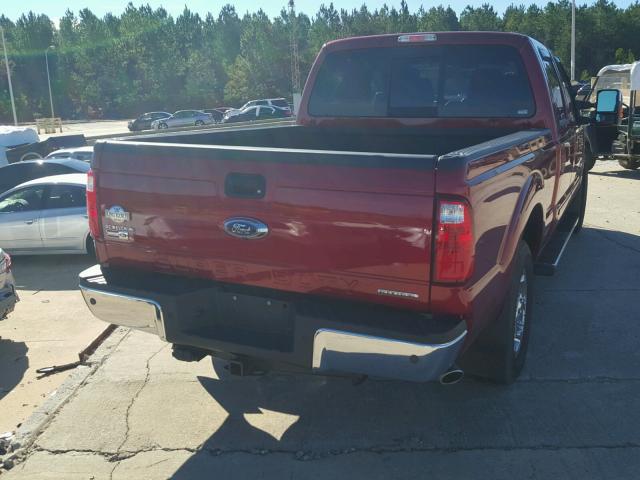 1FT7W2A60GEB53597 - 2016 FORD F250 SUPER RED photo 4