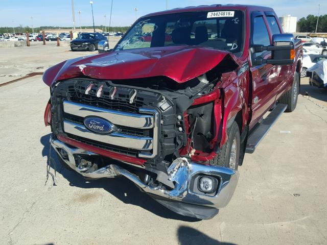 1FT7W2A60GEB53597 - 2016 FORD F250 SUPER RED photo 9