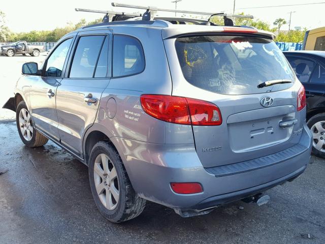 5NMSH13E17H081650 - 2007 HYUNDAI SANTA FE S GRAY photo 3