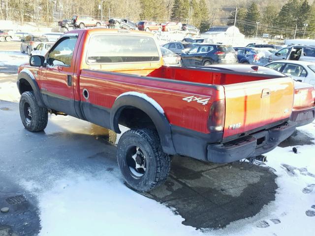 1FTNF21F82EA92998 - 2002 FORD F250 SUPER RED photo 3