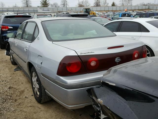 2G1WF52E129310612 - 2002 CHEVROLET IMPALA SILVER photo 3