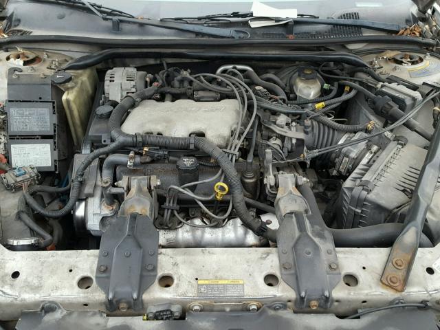 2G1WF52E129310612 - 2002 CHEVROLET IMPALA SILVER photo 7