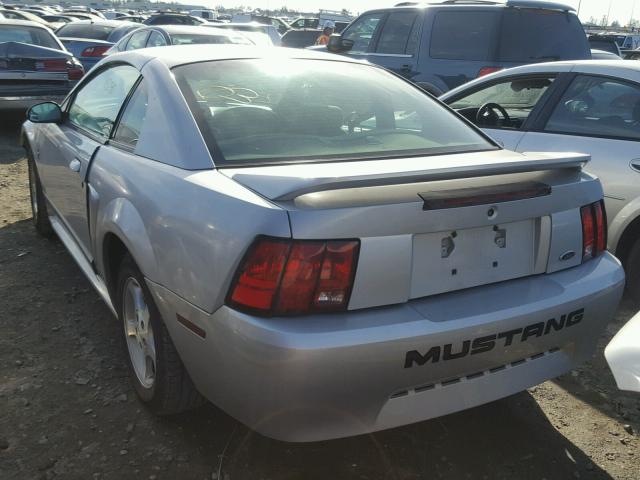 1FAFP4045YF244161 - 2000 FORD MUSTANG SILVER photo 3