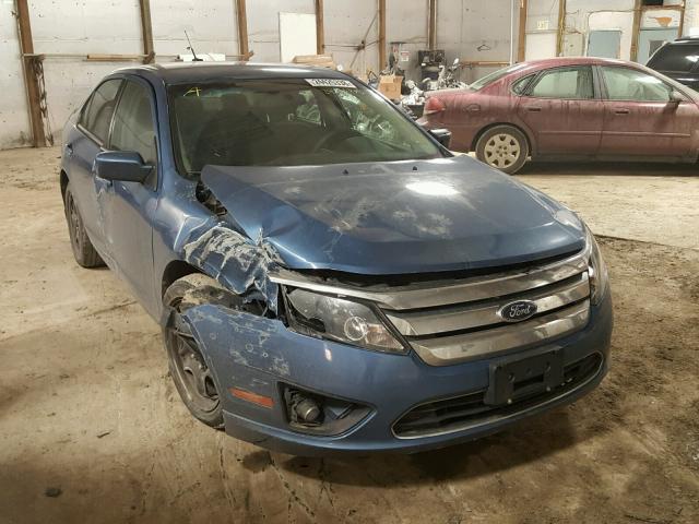 3FAHP0HA9AR307220 - 2010 FORD FUSION SE BLUE photo 1